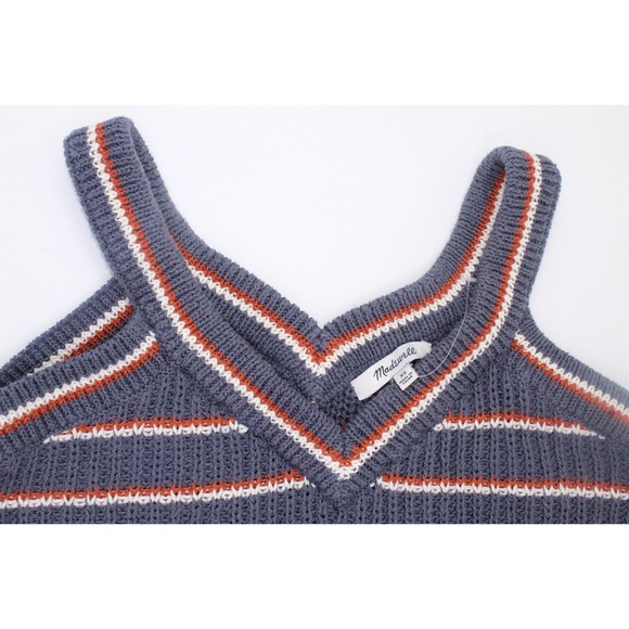 Madewell Stockton Sweater Tank in Stripe XS NWOT - Picture 3 of 9